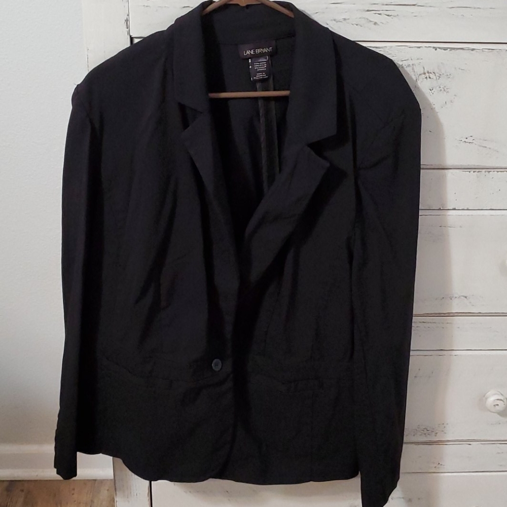 Lane Bryant black blazer